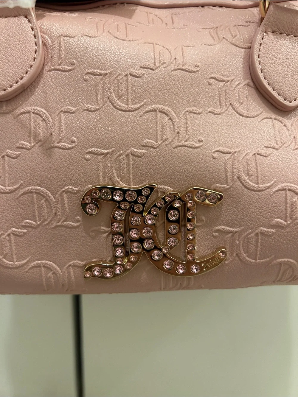 Juicy Couture (NWT) All About That Bling Satchel Bag in Pink Diamond - Picture 3 of 15